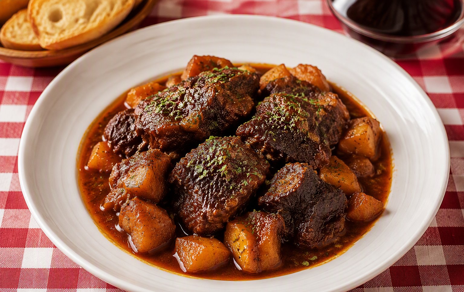 Pastel de cola de toro